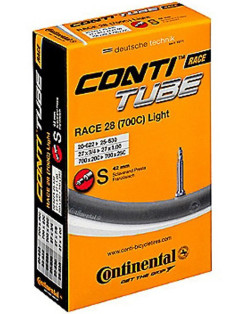 Continental Race 28 inch Binnenband 42mm/60mm/80mm Light (10 + 1 gratis)