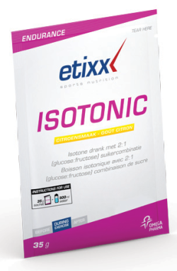 Actie Etixx Isotonic Powder - Lemon - 35 gram