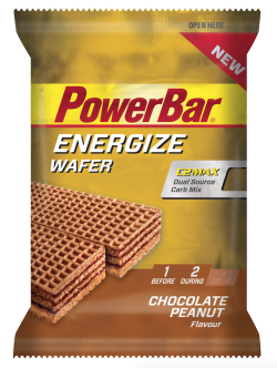 Actie PowerBar Energize Wafer - Chocolate Peanut - 40 gram