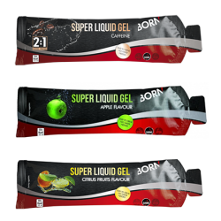 Proefpakket Born Super Liquid Gel met 8 energiegels