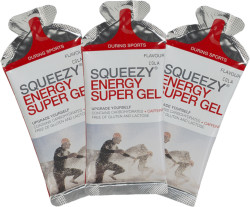 Proefpakket Squeezy Energy Super Gel met 8 energiegels